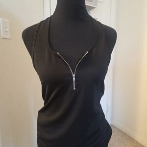 SHEIN Black Ribbed Top